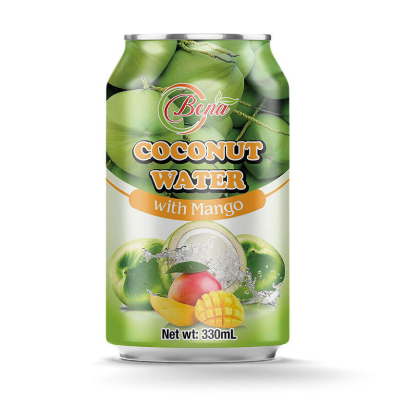 Supplier natural coconut milk mango drink 320ml cans - BENA Beverage