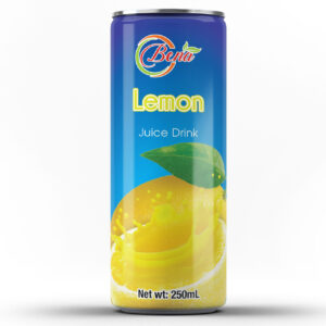 High Quality 250 Slim Lemon Fruit Juice Drink Private Brand Bena Beverage