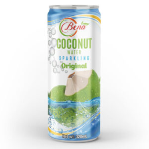 true fresh 320ml canned coconut water sparkling original