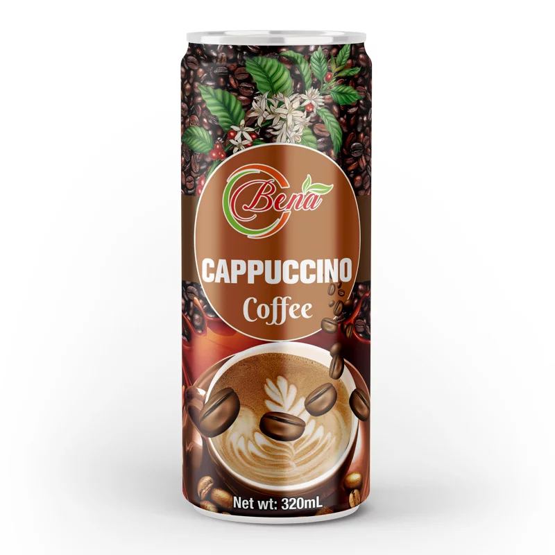 320ml canned slim cappuccino coffee drink
